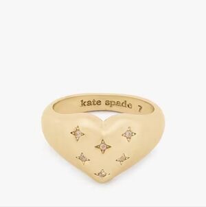 $99 Kate Spade My Precious Heart Signet Ring